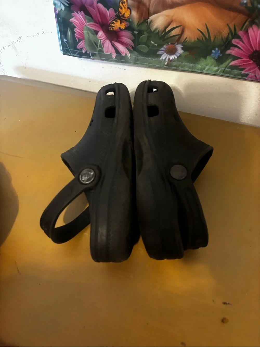 CROCS Kids Black Classic Clogs